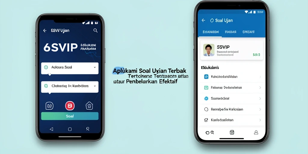 Screenshot antarmuka aplikasi 6SVIP yang interaktif dan edukatif.