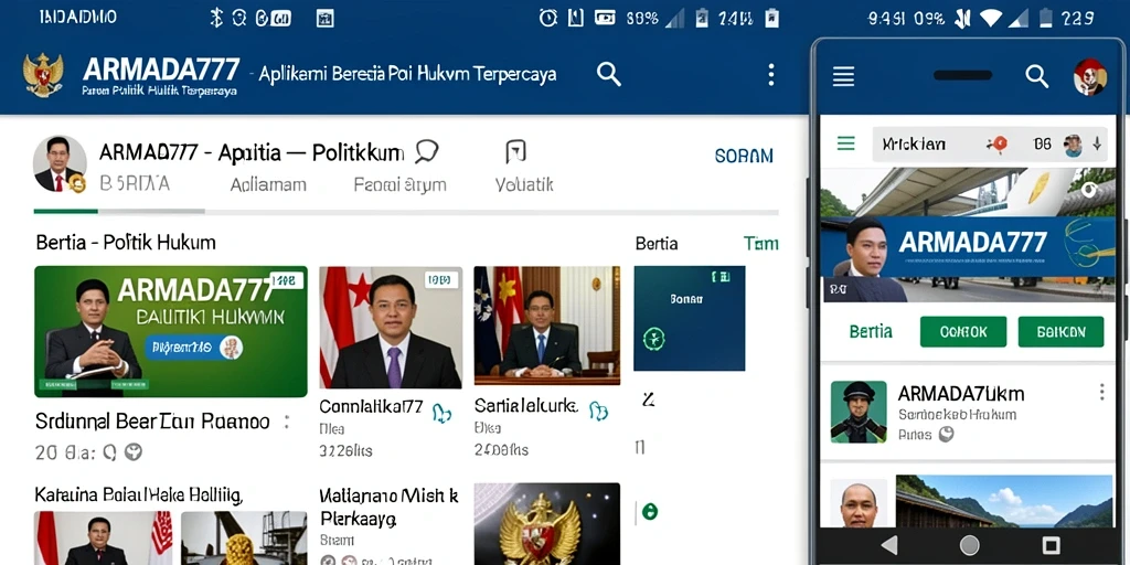Tampilan antarmuka ARMADA777 yang informatif dan mudah digunakan.