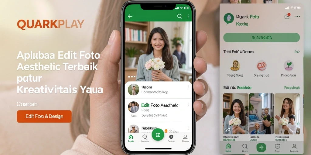 Tampilan antarmuka QUARKPLAY yang intuitif dan elegan.